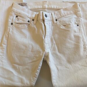 Women’s Ralph Lauren “Tompkins Skinny” Women's White Jeans
